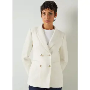 LK Bennett Mariner Tweed Double Breasted Jacket